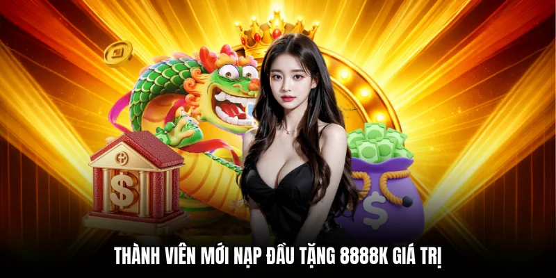 Thành viên mới nạp đầu tặng 8888k giá trị